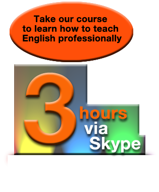 3 hour course to teach english